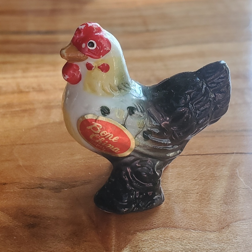VINTAGE ROOSTER BONE CHINA COLLECTABLE